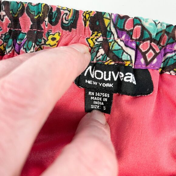 Mix Nouveau Maxi Skirt Womens Small Pleated Coquette Feminine Cottagecore Fairy - Picture 7 of 10